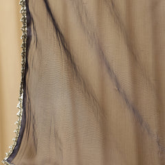 Miramaar Women's Black Foil Printed Rayon Embroidered Anarkali Kurti