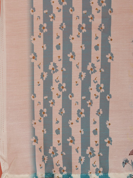 Miramaar Women's Green Straight Cotton Schiffli Kurta Dupatta Set