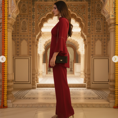 Embroidered Kurta Co-ord Set