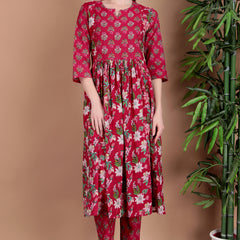 Miramaar Women's Magenta Printed Jumpsuit